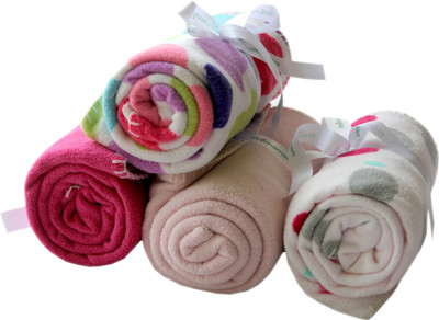 

Azaani Plain  Coral Blanket(Polyester, Pink