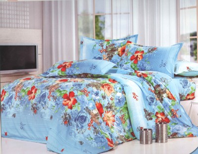 

Skilin Floral Double Dohar(Microfiber, Multicolor)