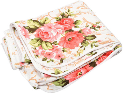 SVT Floral Single Dohar(Poly Cotton, Multicolor)