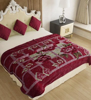

Home Candy Floral  Mink Blanket(Polyester, Multicolor