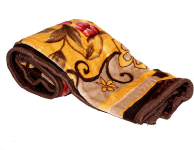 

IndiWeaves Floral  Quilt(Polyester, Brown, Multicolor