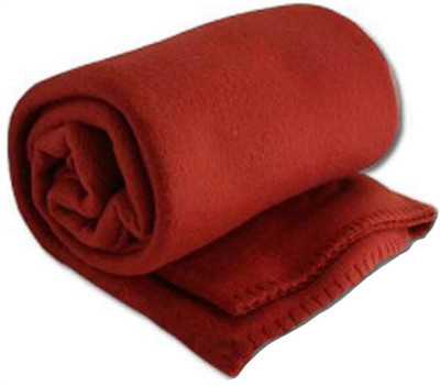 

ExpressionsHome Checkered  Coral Blanket(Microfiber, Maroon