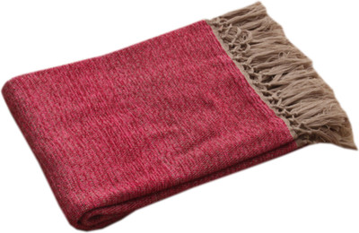 

Saral Home Geometric  Throw(Cotton, Pink