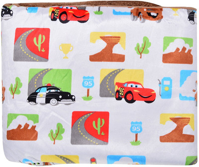 

Baby Bucket Printed  Blanket(Microfiber, White