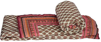 

Kaarigar Printed Single Comforter(Microfiber, Red)