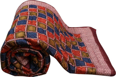 

Sellstra Checkered  Comforter(Cotton, Multicolor