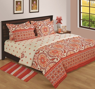 25% OFF on House This Damask Double Quilt(Red)