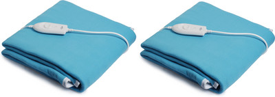 

EXPRESSIONS Plain  Electric Blanket(Polyester, SKY BLUE