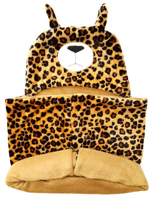 

Brandonn Printed  Hooded Baby Blanket(Microfiber, Beige