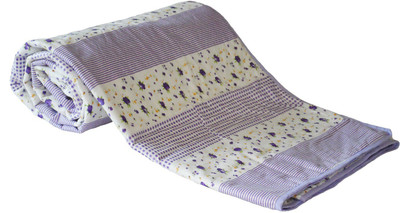 

Snuggle Floral  Comforter(Cotton, Purple