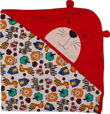 FS MINI KLUB Cartoon  Blanket(Cotton, Red