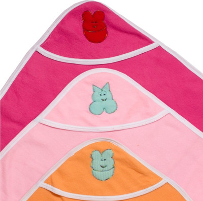 

Utc Garments Plain  Hooded Baby Blanket(Microfiber, Light Green, Pink, Purple[Le, White