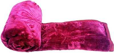 

Super India Abstract  Mink Blanket(Polyester, Pink