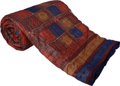 

Jaipur Print Checkered  Comforter(Microfiber, Multicolor