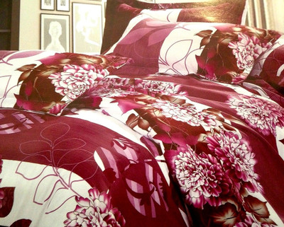 

ExpressionsHome Floral  Comforter(Poly Cotton, Multicolor