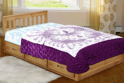 

Chelsi Printed  Comforter(Microfiber, Purple