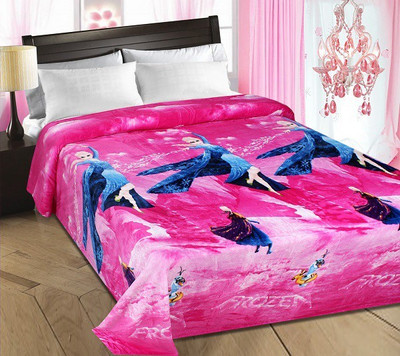 

SINGHS VILLAS DECOR Cartoon  Blanket(Microfiber, Multicolor