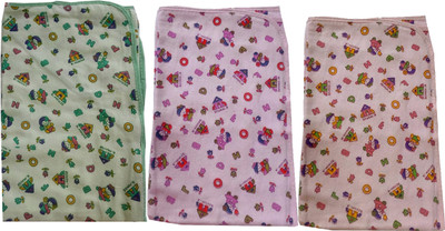 

Big Bear Printed  Swadding Baby Blanket(Microfiber, Multicolor
