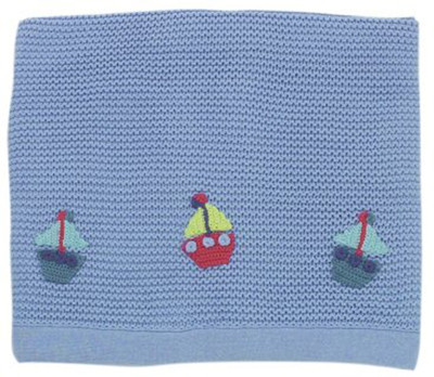 Lollipop Lane Striped Single Top Sheet(Cotton, Blue) Lollipop Lane Striped Single Top Sheet(Cotton, Blue)