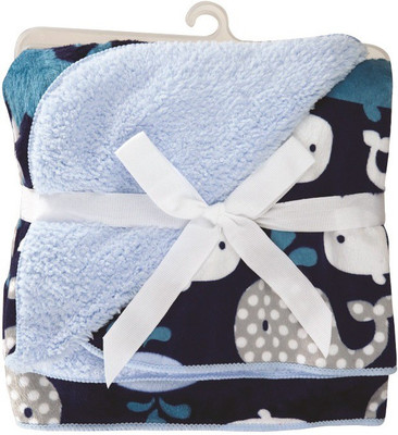

Playette Self Design  Blanket(Microfiber, Blue