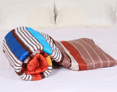 

IndiWeaves Checkered Single Comforter(Microfiber, Multicolor)