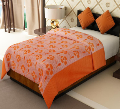 

Home Candy Floral  Dohar(Cotton, Orange