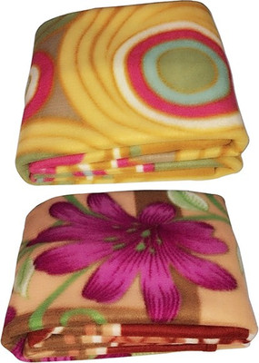 

Galaxy Floral Single Coral Blanket(Microfiber, Multicolor)