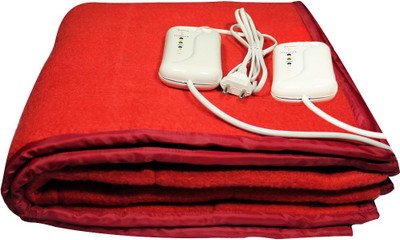 

LeoSpark Plain  Electric Blanket(Cotton, Red