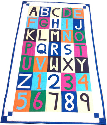 

Hugs N Rugs Embroidered  Top Sheet(Cotton, Multicolor