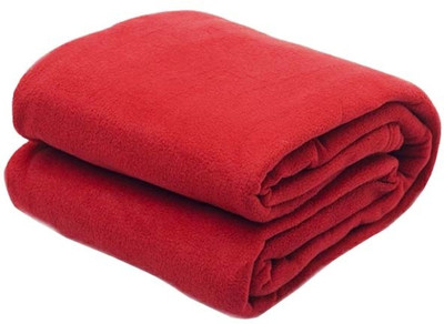 

ExpressionsHome Checkered  Coral Blanket(Microfiber, Maroon