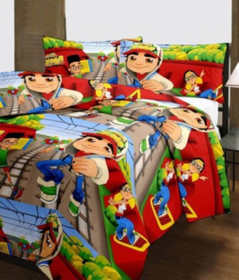 

V Brown Cartoon  Dohar(Microfiber, Multicolor