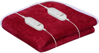 Super India Plain  Electric Blanket(Polyester, Red