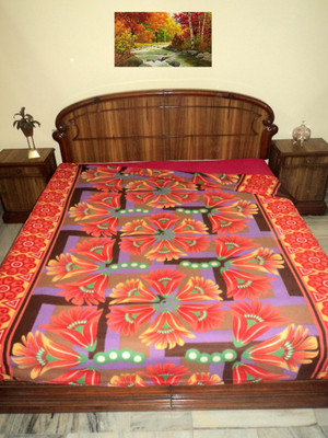 

Design Willa Printed Double AC Blanket(Microfiber, Multicolor)