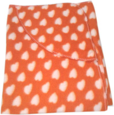 

Squnibee Printed  Hooded Baby Blanket(Microfiber, Orange