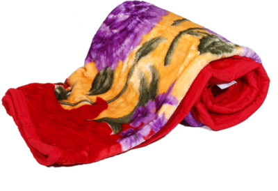 

IndiWeaves Floral  Quilt(Polyester, Purple, Multicolor, Multicolor;purple