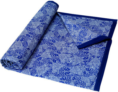 

Shoppeholics Printed Single Dohar(Microfiber, Blue)
