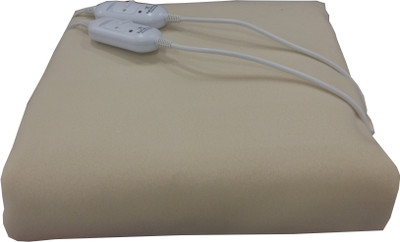 

Welhouse India Plain  Electric Blanket(Polyester, Beige