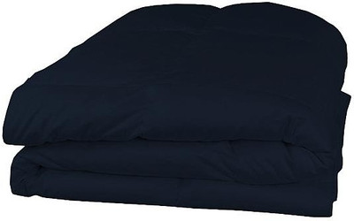 9% OFF on Misr Plain Single Comforter(Microfiber, Dark Blue) 9% OFF on Misr Plain Single Comforter(Microfiber, Dark Blue)