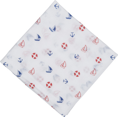 

Brother Baby Motifs  Swadding Baby Blanket(Microfiber, White