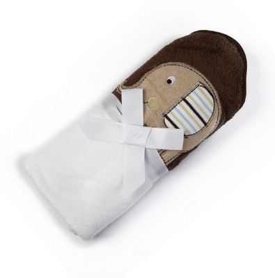 

Babyoodles Embroidered  Hooded Baby Blanket(Microfiber, Multicolor