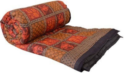 

Marwal Checkered  Comforter(Cotton, Multicolor