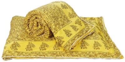 

Sellstra Floral  Comforter(Microfiber, Yellow