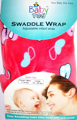 

Baby Grow Printed  Swadding Baby Blanket(Microfiber, Red