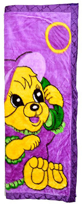 

Feathers Cartoon  Crib Baby Blanket(Microfiber, Multicolor