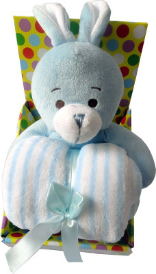 

Cloud9 Self Design  Blanket(Microfiber, Blue