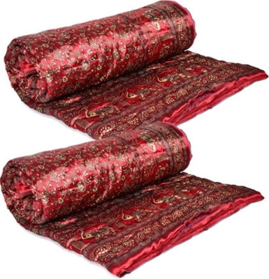

Ruchi World Floral King Comforter(Microfiber, Multicolor)