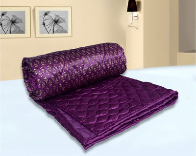 

El Sandalo Floral Double Comforter(Satin, Multicolor)