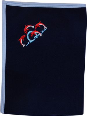 

Bio Kid Embroidered  Blanket(Polyester, Navy / Blue
