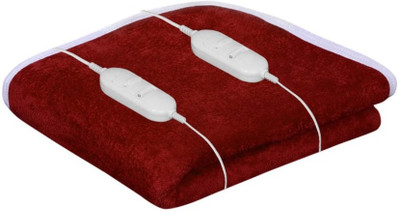 

Super India Plain  Electric Blanket(Polyester, Red