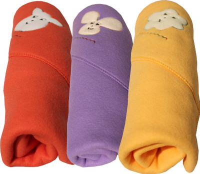 

My NewBorn Cartoon  Blanket(Polyester, Beige, Red, Purple, Beige;purple;red